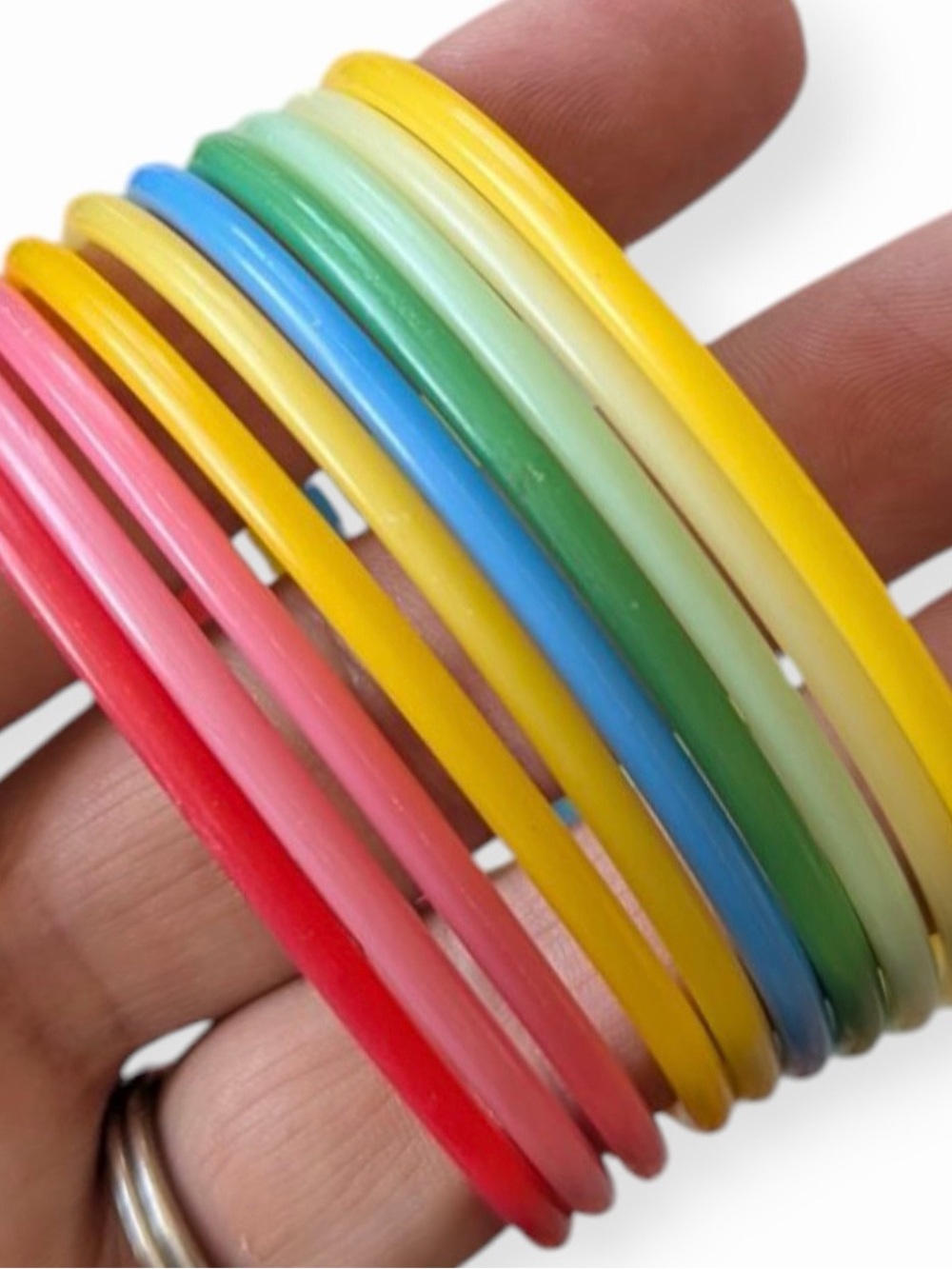 Vintage Multicolor Bangle Bracelets